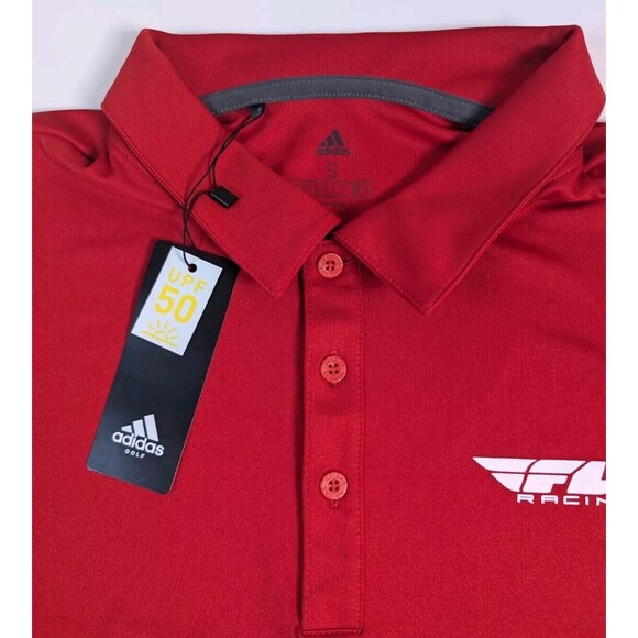 New With Tags Adidas Fly Racing Motocross Golf Polo Shirt Men's Size Small - Picture 4 of 11